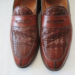 Allen Edmonds Brown Leather Penny Loafers  Sz 8½D